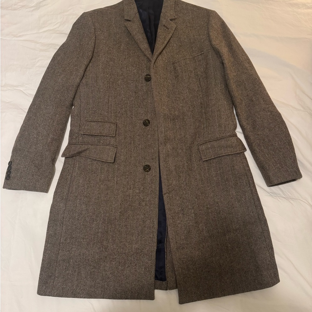 J. Crew Men's Tweed Topcoat